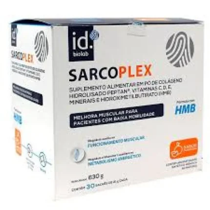 Suplemento Alimentar Sarcoplex Sabor Tangerina 30 Sachês