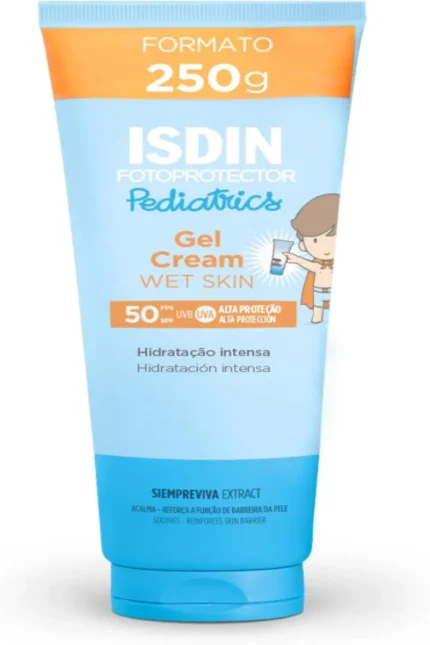 Protetor Solar Infantil Isdin Pediatrics Gel Cream Wet Skin Fps 50 250G