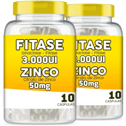 Sinactase ( Fitase ) 3000ui + Citrato de Zinco 50mg 20 cápsulas
