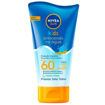Nivea Sun Protetor Solar Kids Brincando na Água Fps 60 150ml
