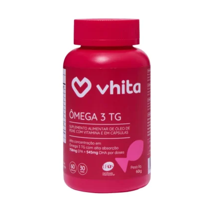 Ômega 3 TG Vitha EPA DHA Vitamina E 60 cápsulas