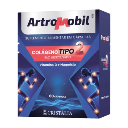 Colágeno Não Hidrolisado Tipo II Artromobil 60 Cápsulas