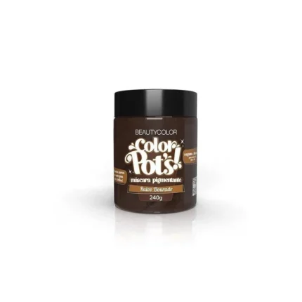 Máscara Tratamento Capilar Beautycolor Pigmentante Color Pots Ruivo Dourado