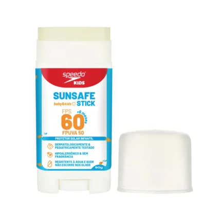 Protetor Solar Bastão Speedo Infantil Sunsafe Stick Baby & Kids Fps60 50G - Pink Cheeks