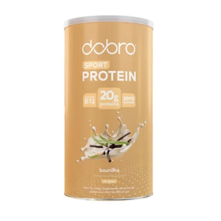 Proteína Vegana em pó Dobro Sport Protein Baunilha 450g